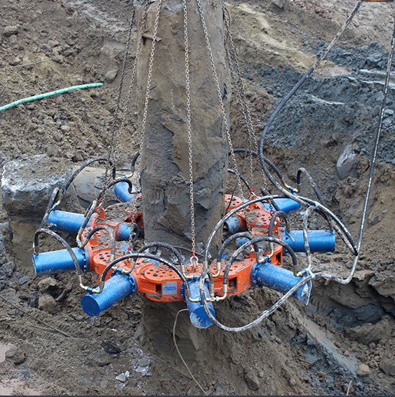 高鐵、一帶一路（液壓破樁機(jī)）